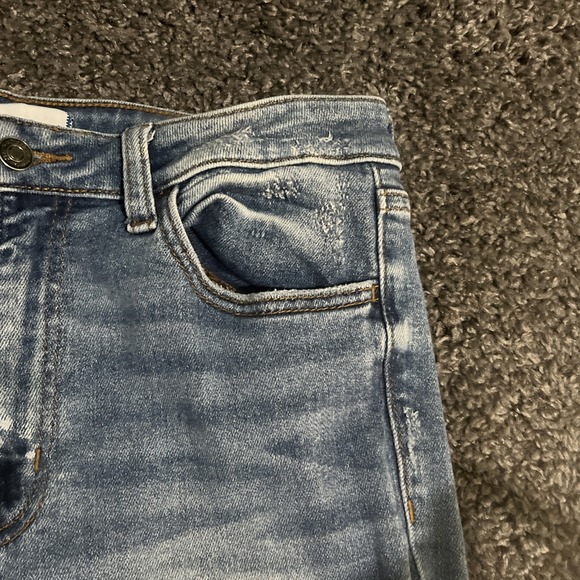 Studio Blue Jeans Distressed Rolled Cuff‎  Stretch Size 30 - Picture 8 of 12